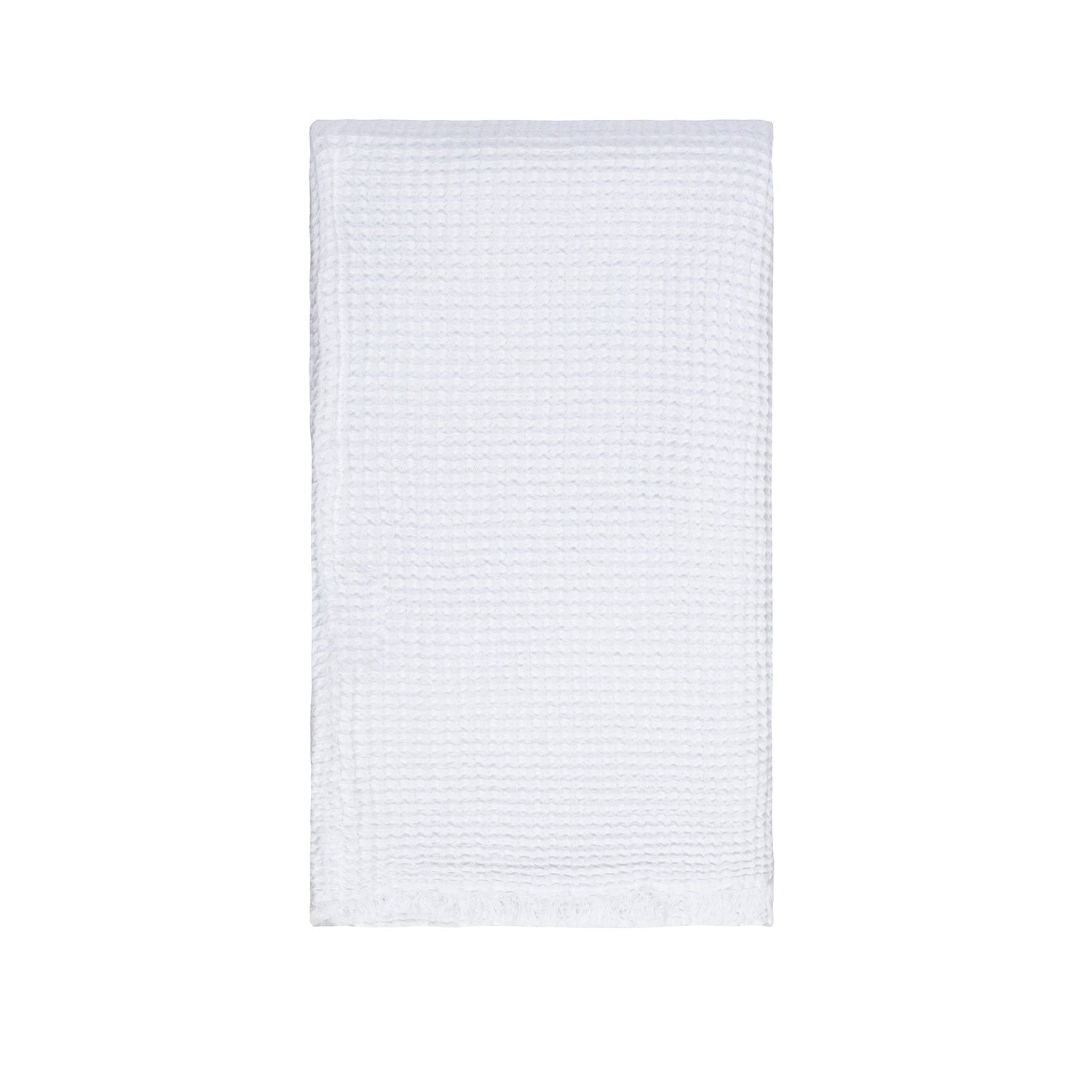 Linens & More Waffle Throw White