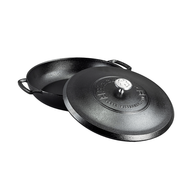 Lodge Blacklock Cast Iron Braiser with Lid 3.7L