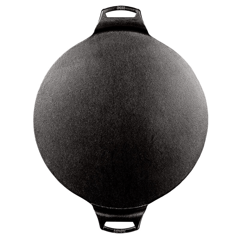 Lodge Cast Iron Pizza Pan 38cm With Silicone Grips