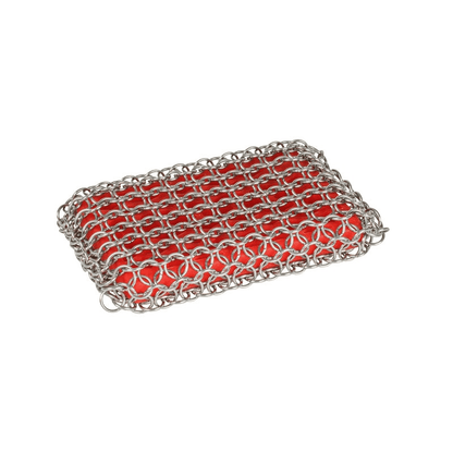 Lodge Chain Mail Scrubbing Pad Red