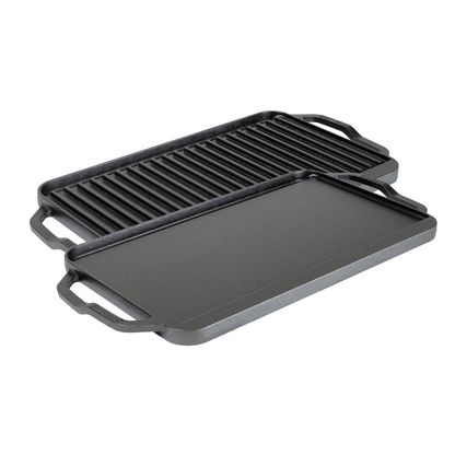 Lodge Chef Collection Cast Iron Griddle Reversible 49cm x 25cm