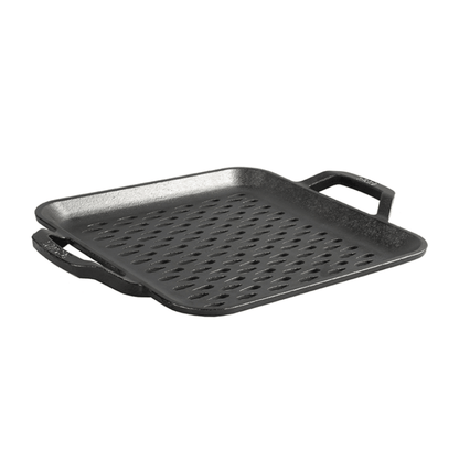 Lodge Chef Collection Cast Iron Square Grill Topper 28cm