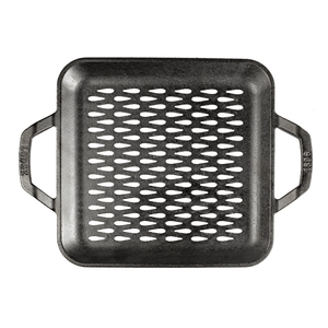 Lodge Chef Collection Cast Iron Square Grill Topper 28cm