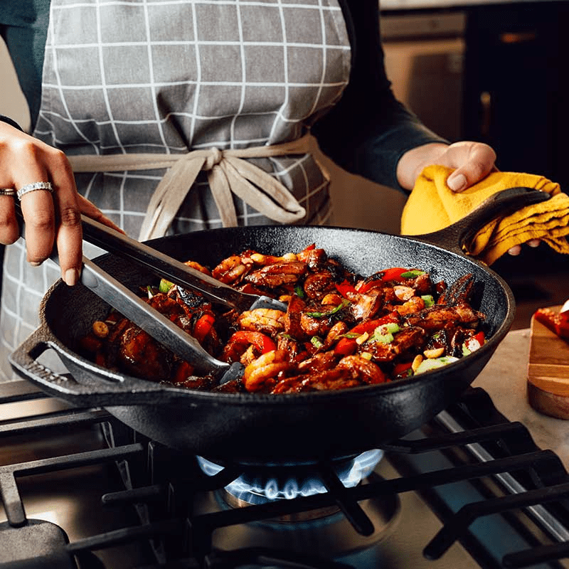 Lodge Chef Collection Cast Iron Wok 30cm