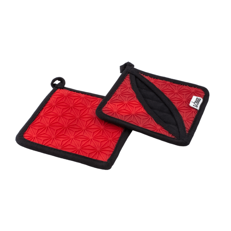 Lodge Silicone Trivet Potholder Red