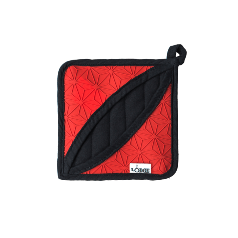 Lodge Silicone Trivet Potholder Red