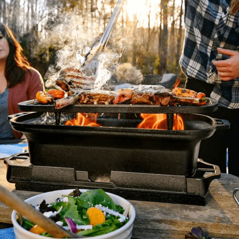 Lodge Sportsman's Pro Cast Iron Grill