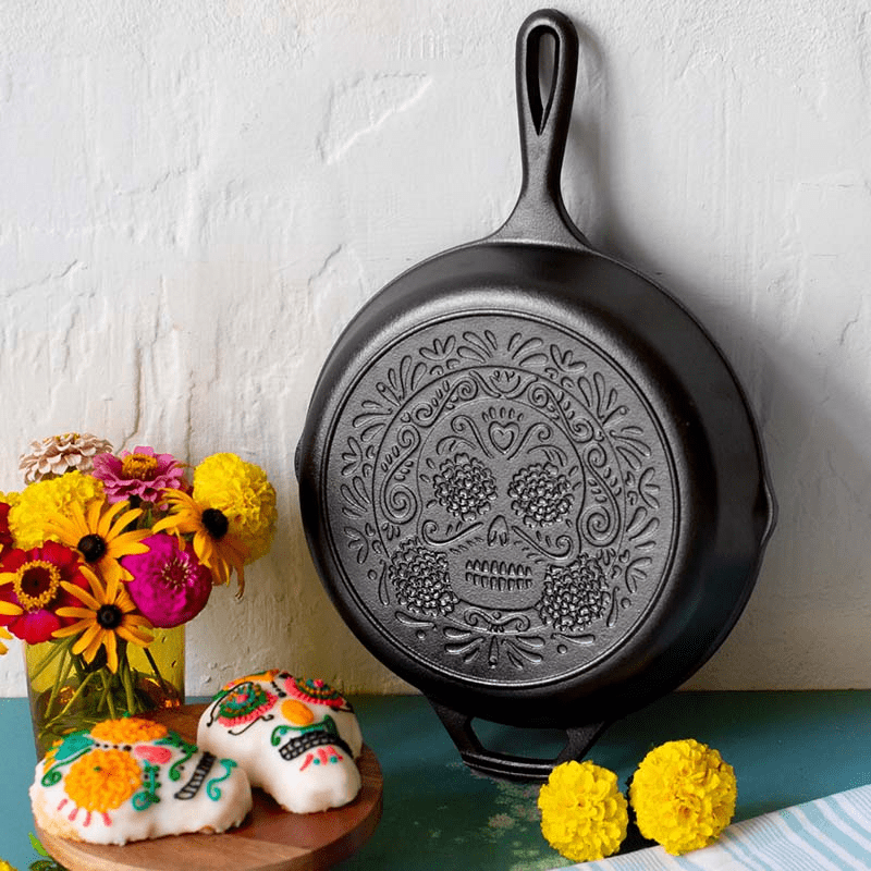 Lodge Sugar Skull Cast Iron Skillet 26cm