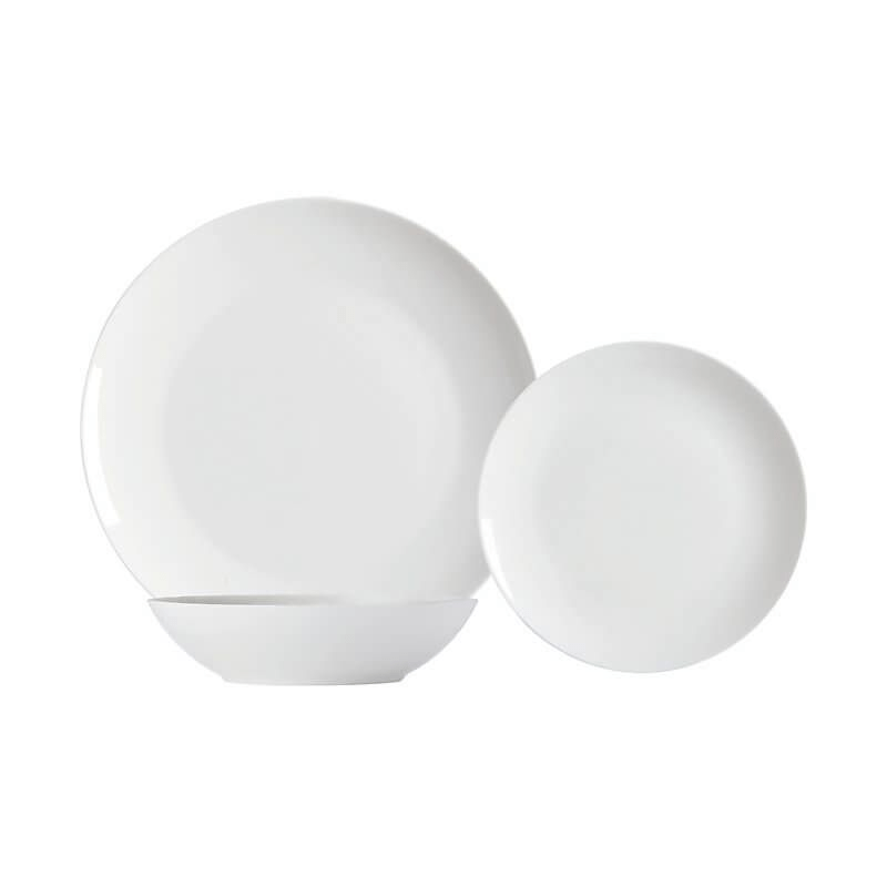 Maxwell & Williams Cashmere Resort Coupe Dinner Set 12-Piece