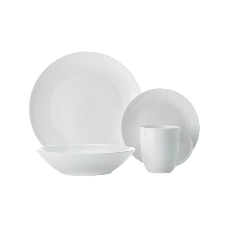 Maxwell & Williams Cashmere Resort Coupe Dinner Set 16-Piece
