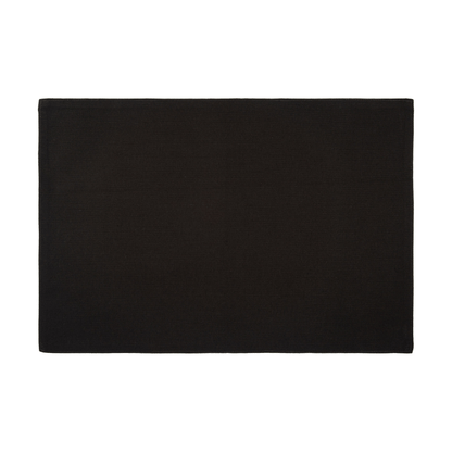 Maxwell & Williams Cotton Classics Cotton Placemat 45cm x 30cm Black