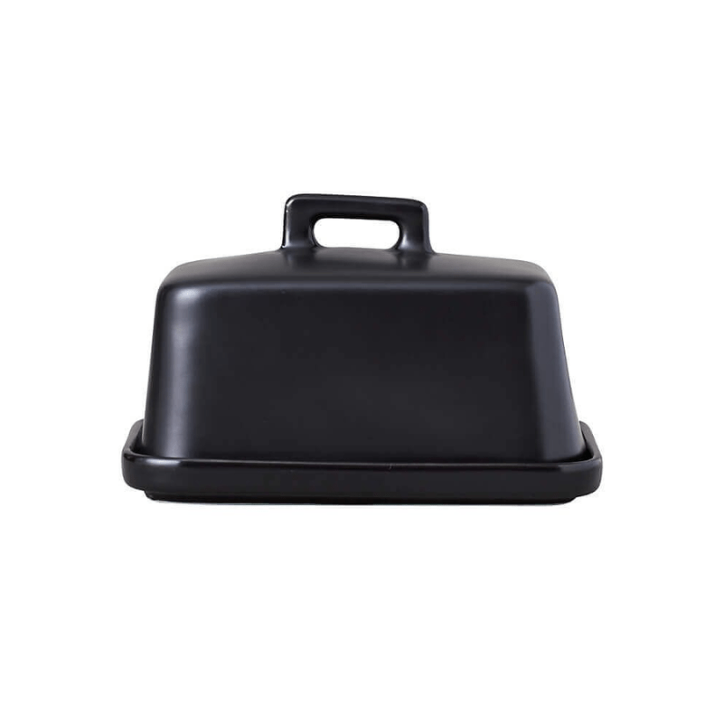 Maxwell & Williams Epicurious Butter Dish Black