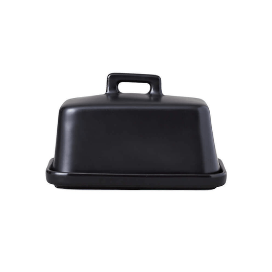 Maxwell & Williams Epicurious Butter Dish Black The Homestore Auckland