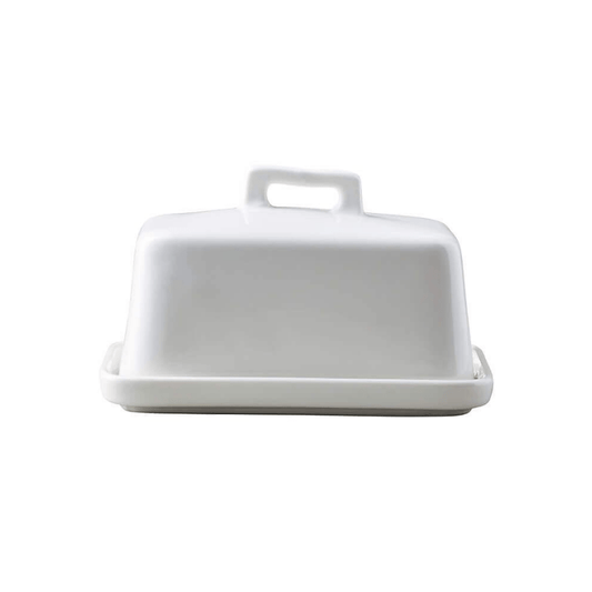 Maxwell & Williams Epicurious Butter Dish White The Homestore Auckland