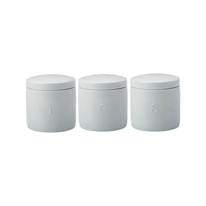 Maxwell & Williams Epicurious Canister 600ml Set of 3 White