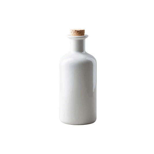 Maxwell & Williams Epicurious Oil Bottle Cork Lid 500ml White The Homestore Auckland