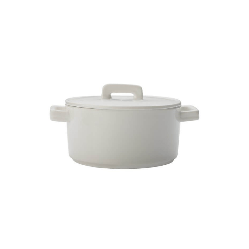 Maxwell & Williams Epicurious Round Casserole 500ml White