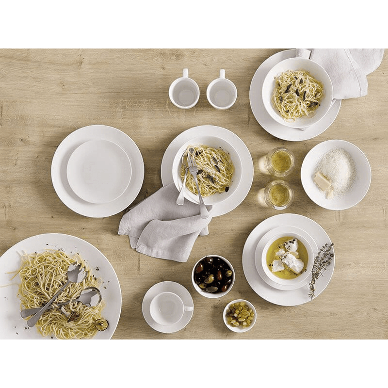 Maxwell & Williams White Basics Cosmopolitan Rim Dinner Set 16-Piece