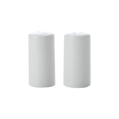 Maxwell & Williams White Basics Cylindrical Salt & Pepper Set