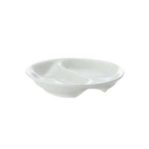 Maxwell & Williams White Basics Round Divided Sauce 10cm