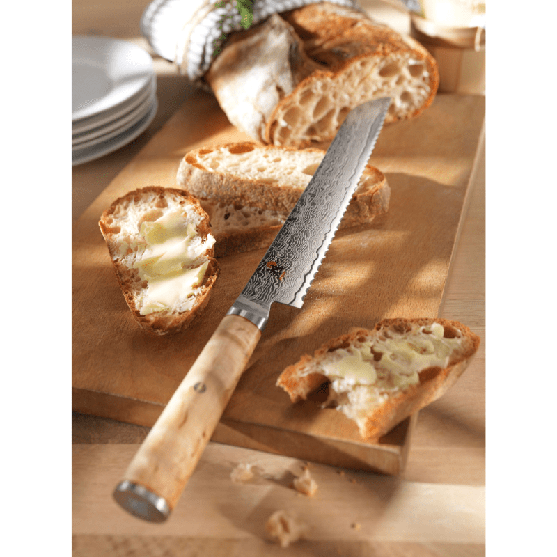 Miyabi Birchwood Bread Knife 23cm The Homestore Auckland