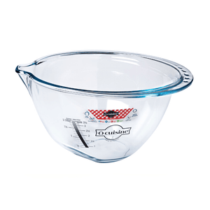 O'Cuisine Borosilicate Glass Expert Bowl 30cm 4.2L