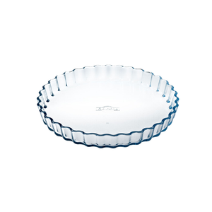 O'Cuisine Borosilicate Glass Flan Dish 27cm 1.3L