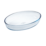 O'Cuisine Borosilicate Glass Oval Roaster 35cm x 24cm 3L