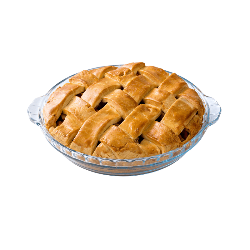 O'Cuisine Borosilicate Glass Pie Dish with Handles 26cm x 23cm 1.3L