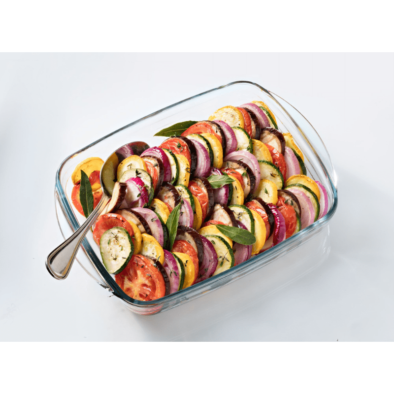 O'Cuisine Borosilicate Glass Rectangular Roaster 32cm x 20cm 2L