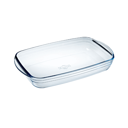 O'Cuisine Borosilicate Glass Rectangular Roaster 32cm x 20cm 2L