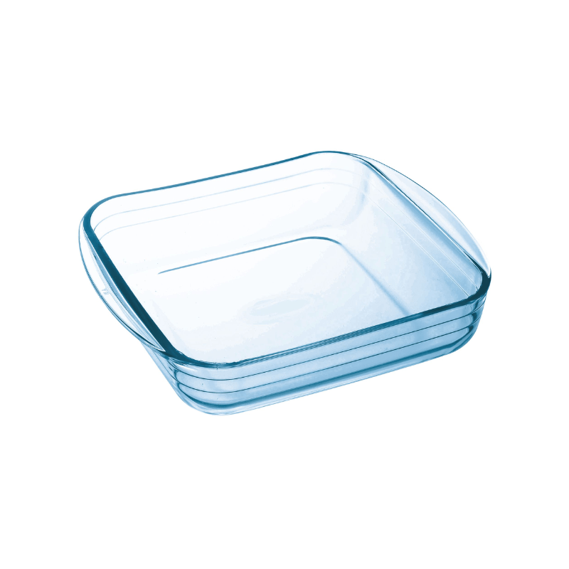 O'Cuisine Borosilicate Glass Square Roaster 25cm x 22cm 1.5L