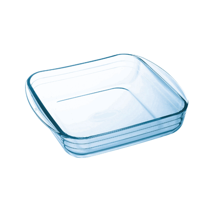 O'Cuisine Borosilicate Glass Square Roaster 25cm x 22cm 2.2L