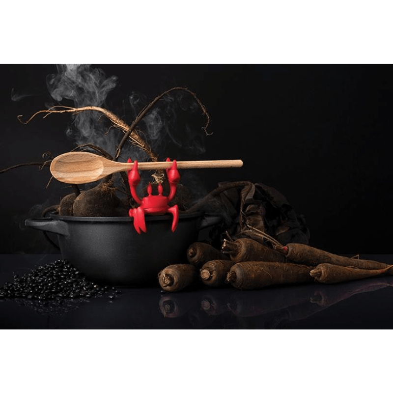 OTOTO Red The Crab Spoon Holder & Steam Releaser