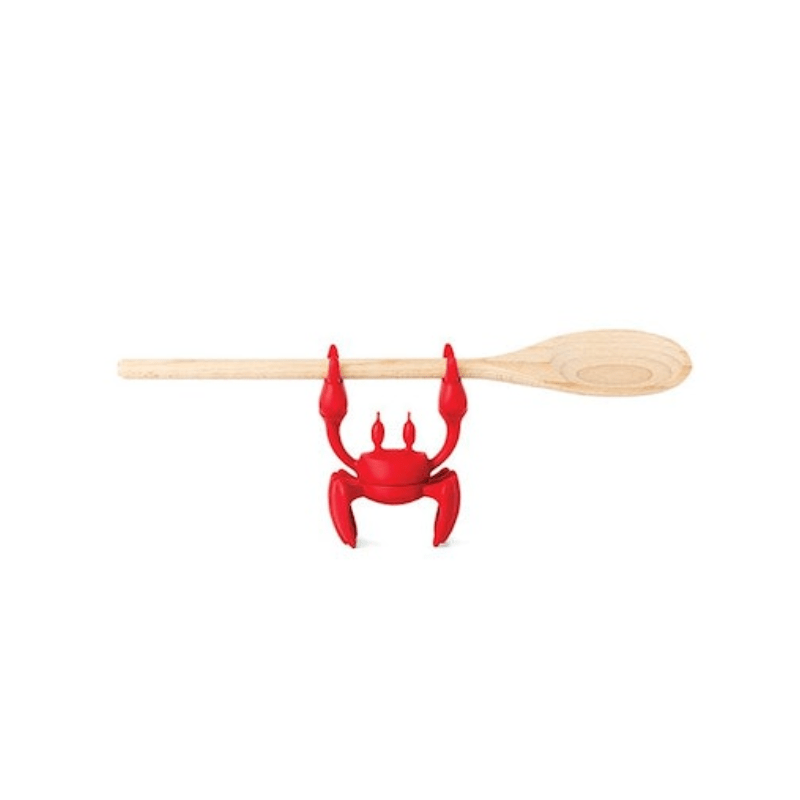 OTOTO Red The Crab Spoon Holder & Steam Releaser