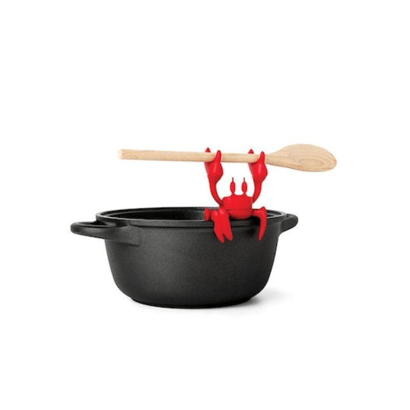 OTOTO Red The Crab Spoon Holder & Steam Releaser