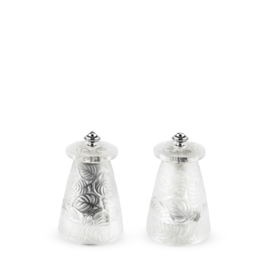 Peugeot Lalique Crystal Salt & Pepper Mills 9cm The Homestore Auckland