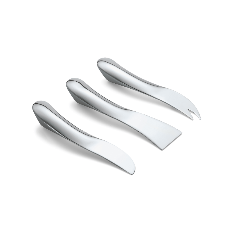 Philippi Wave Cheese Knives Set 3-Piece