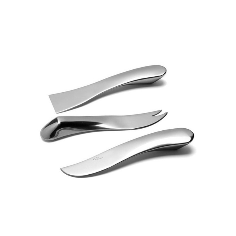 Philippi Wave Cheese Knives Set 3-Piece