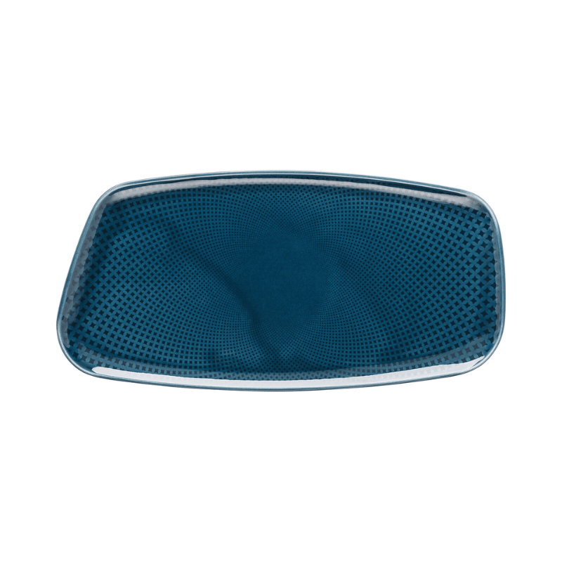 Rosenthal Junto Rectangular Platter 30cm x 15cm Ocean Blue