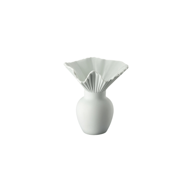 Rosenthal Mini Vase Falda Sea Salt 10cm