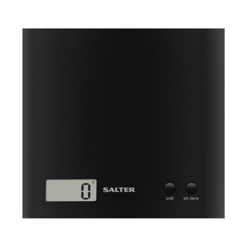 Salter Arc Electronic Kitchen Scale Black 3kg Capacity