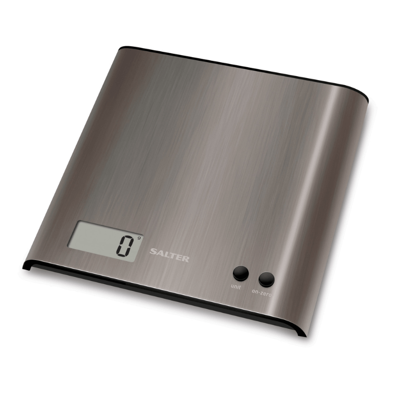 Salter Arc Electronic Kitchen Scale Stainless Steel 3kg Capacity