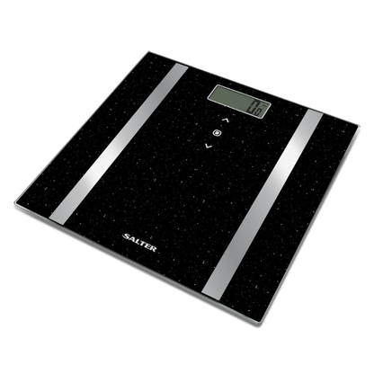 Salter Black Glitter Body Analyser Scale