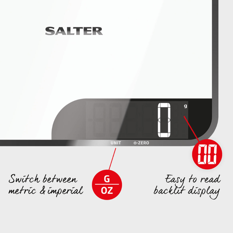 Salter Chopping Board Digital Kitchen Scale 15kg Capacity