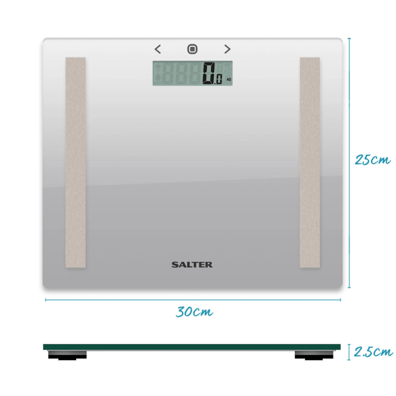 Salter Compact Glass Body Analyser Scale