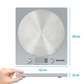 Salter Disc Electronic Kitchen Scale Silver 5kg Capacity