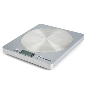 Salter Disc Electronic Kitchen Scale Silver 5kg Capacity