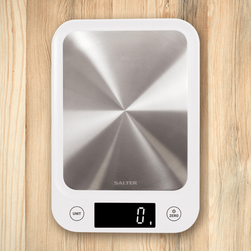 Salter Stainless Steel Electronic Kitchen Scale 5kg Capacity