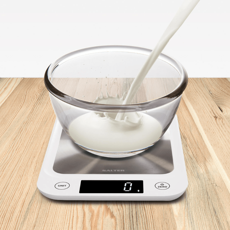 Salter Stainless Steel Electronic Kitchen Scale 5kg Capacity